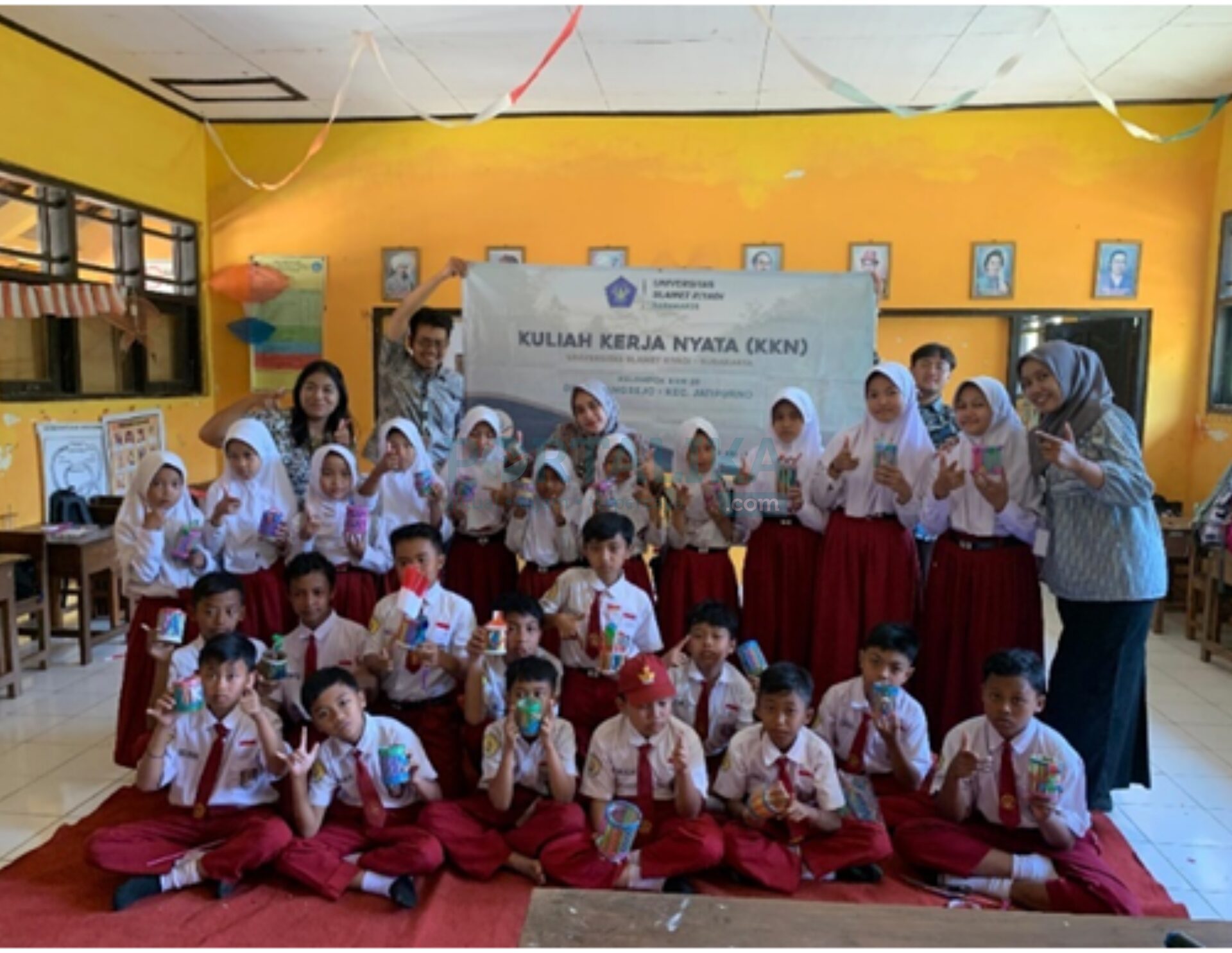 Foto bersama Siswa Siswi SDN Tawangrejo 3
