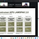 Materi sosialisasi pemanfaatan IAPS Lamspak saat mungg